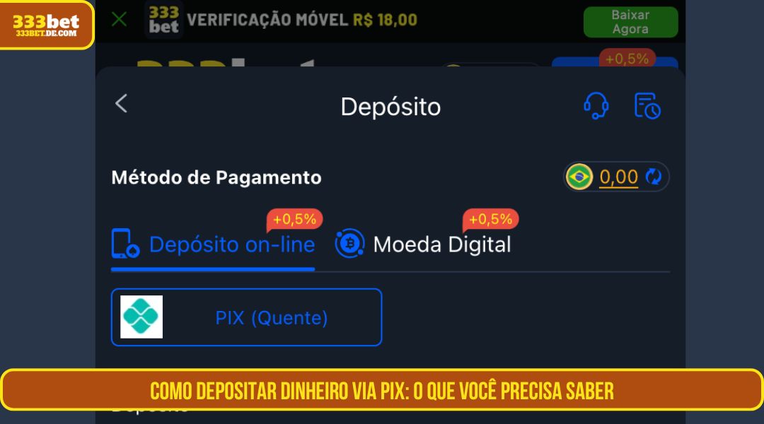 Como depositar dinheiro via PIX você precisa saber