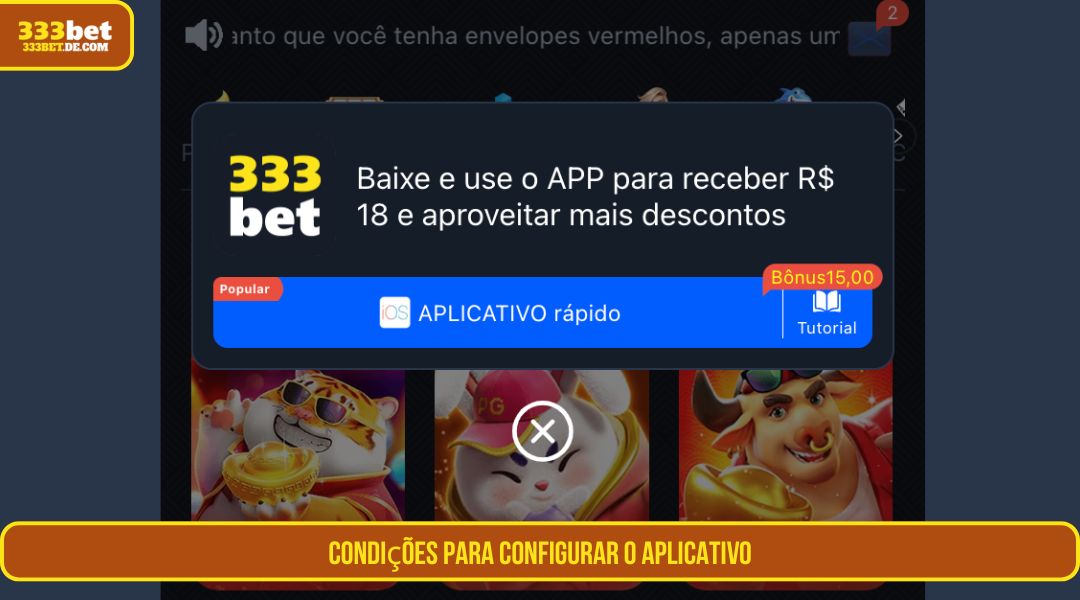 Instruções para Baixar 333BET App