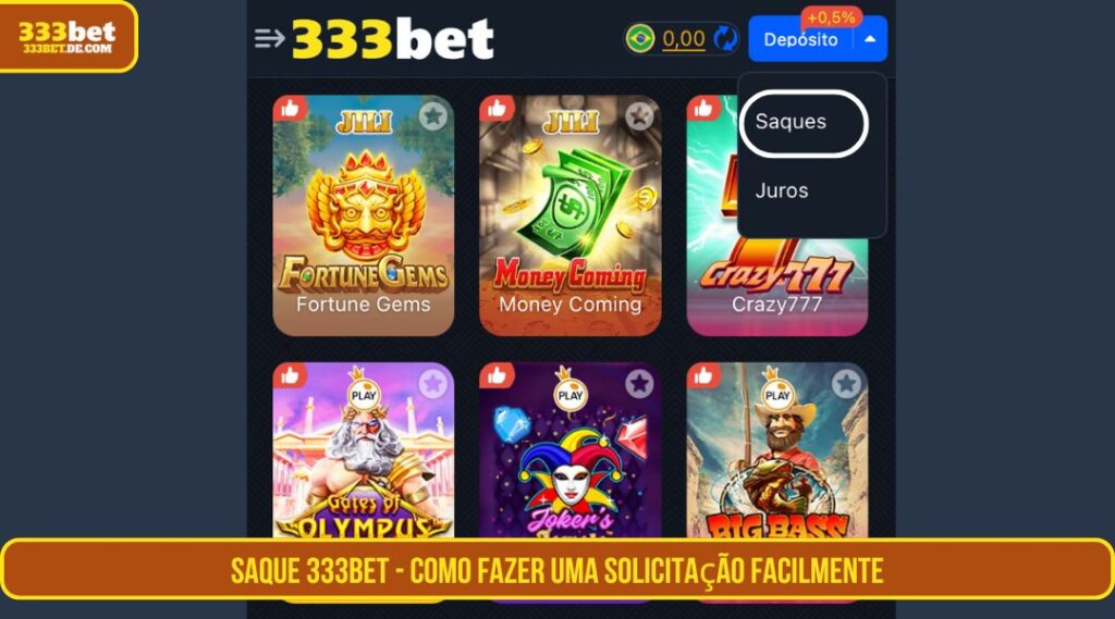 333BET Saque - Como fazer uma solicitação facilmente